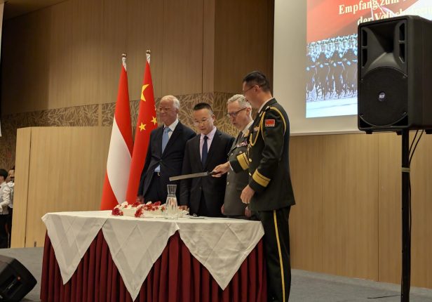 Feierlicher Empfang in Wien